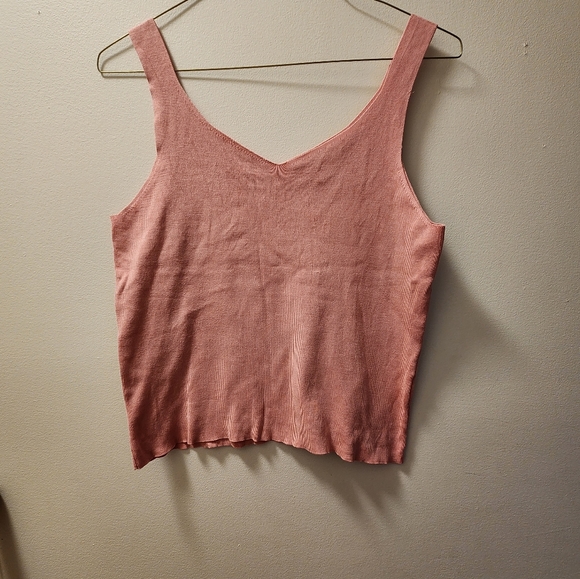 Bianca Nygard Pink Knit Tank Top - Picture 3 of 3